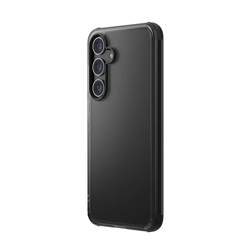 UNIQ Hybrid Combat Phone Case for Samsung Galaxy S24 Plus &ndash; Carbon (Black)