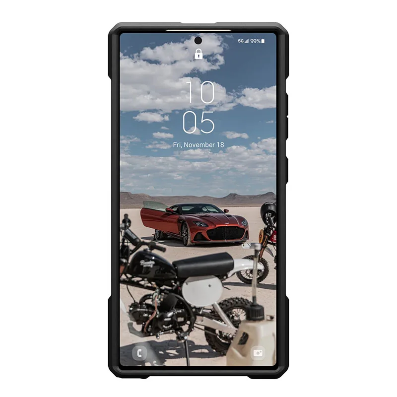 UAG Monarch Pro Phone Case for Samsung Galaxy S24 Ultra - Kevlar Black