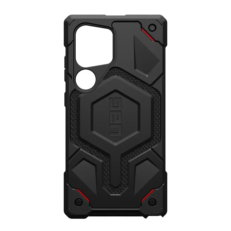 UAG Monarch Pro Phone Case for Samsung Galaxy S24 Ultra - Kevlar Black