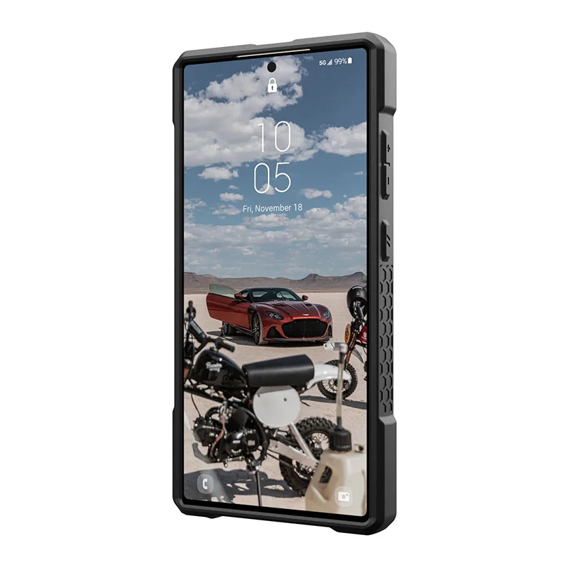 UAG Monarch Pro Phone Case for Samsung Galaxy S24 Ultra &ndash; Carbon Fiber