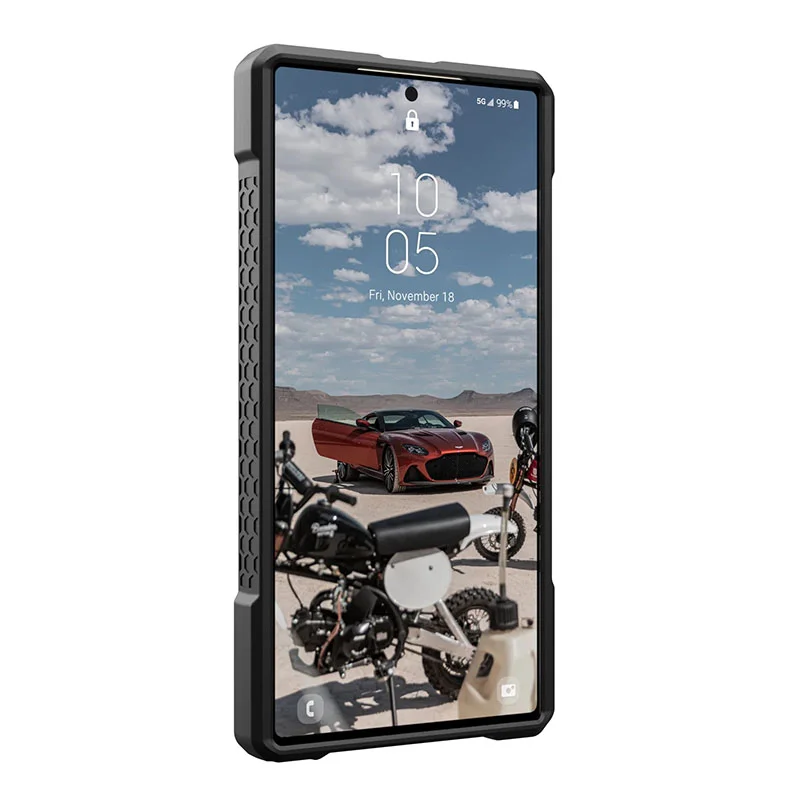 UAG Monarch Pro Phone Case for Samsung Galaxy S24 Ultra &ndash; Carbon Fiber