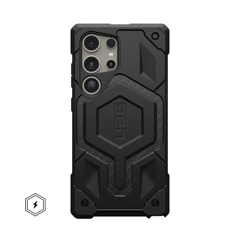 UAG Monarch Pro Phone Case for Samsung Galaxy S24 Ultra &ndash; Carbon Fiber