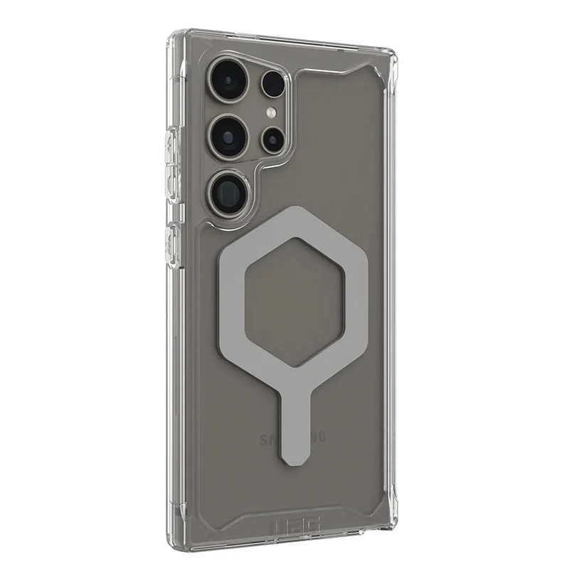 UAG Plyo Pro Phone Case for Samsung Galaxy S24 Ultra &ndash; Ice/Silver