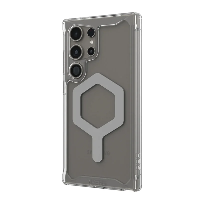 UAG Plyo Pro Phone Case for Samsung Galaxy S24 Ultra &ndash; Ice/Silver