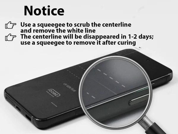 Whitestone [UV GEN] Hard Coated Film Screen Protector For Samsung Galaxy S24 Ultra with UV light - 2 Pack