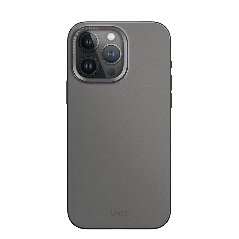 UNIQ Lyden DS MagClick/MagSafe Compatible Case for iPhone 15 Pro &ndash; Charcoal/Grey
