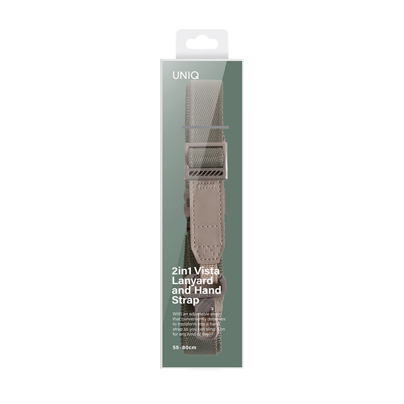 Uniq Vista 2-in-1 Lanyard & Hand Strap for all Phones - Laurel Green