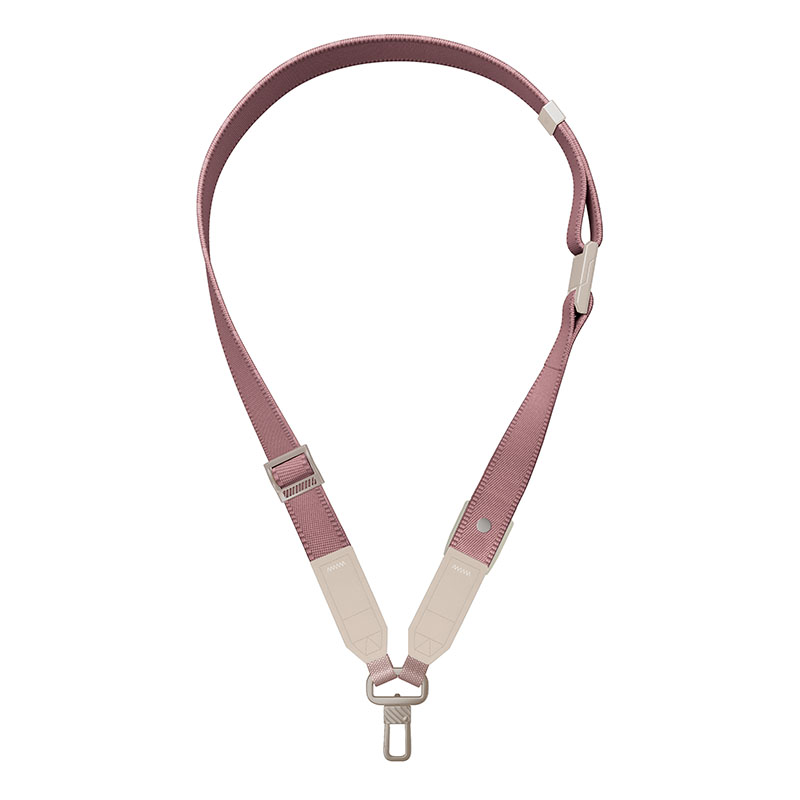 Uniq Vista 2-in-1 Lanyard & Hand Strap for all Phones - Light Burgundy