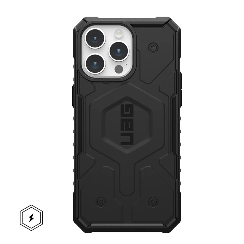 UAG Pathfinder Magsafe Phone Case for iPhone 15 Pro Max &ndash; Black