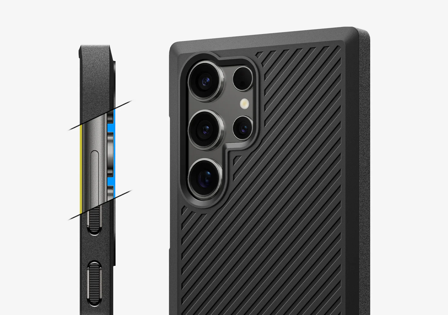 Spigen Core Armor Phone Case for Samsung Galaxy S24 Ultra - Matte Black