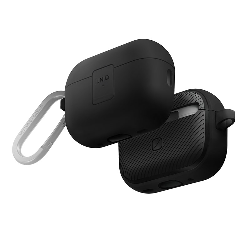 Uniq Clyde Lock Case for AirPods Pro 2nd Gen &ndash;&nbsp;Charcoal / Dark Grey