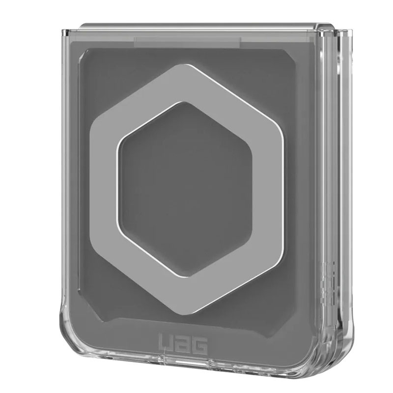 UAG Plyo Pro Series Phone Case for Samsung Galaxy Z Flip 6 &ndash; Ice/Silver