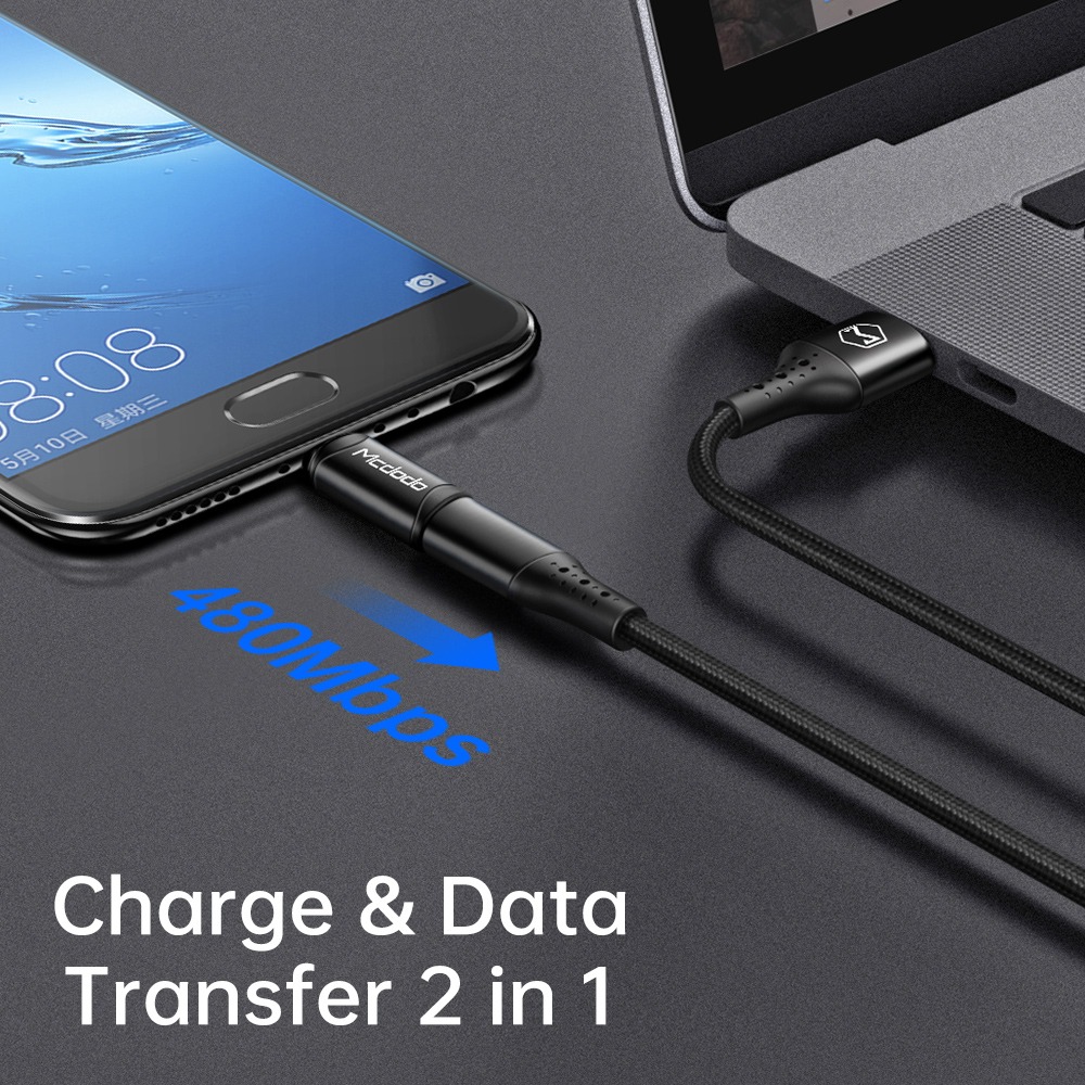 Mcdodo USB-C to Micro USB Adapter Conversion Converter with QC Rapid Charging, High Speed PC Data Transfer - OT-7690