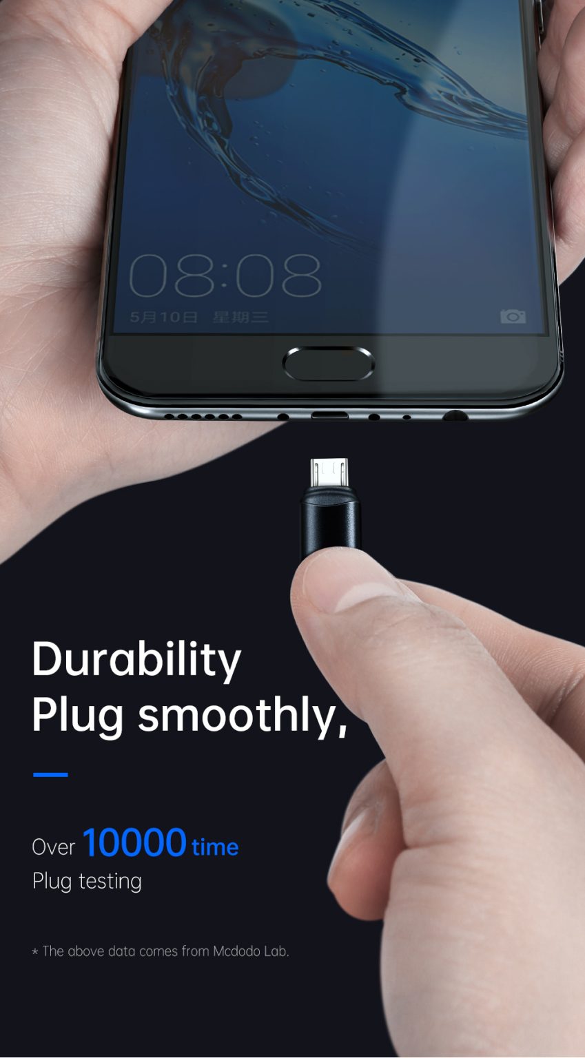 Mcdodo USB-C to Micro USB Adapter Conversion Converter with QC Rapid Charging, High Speed PC Data Transfer - OT-7690