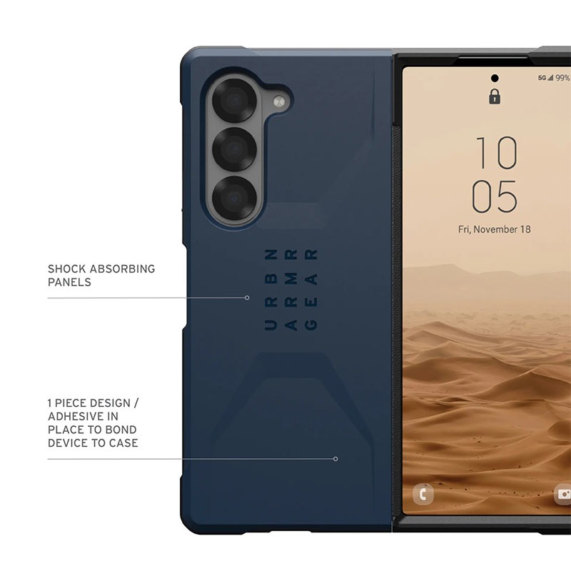 UAG Civilian Series Phone Case for Samsung Galaxy Z Fold 6 &ndash; Mallard