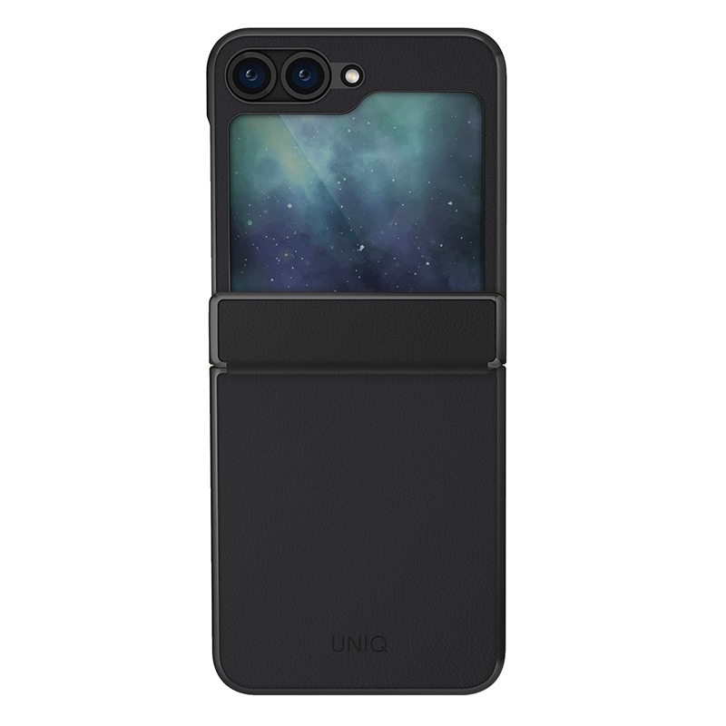 Samsung Galaxy Z Flip 6 ORA Leatherette Phone Case by UNIQ - Black
