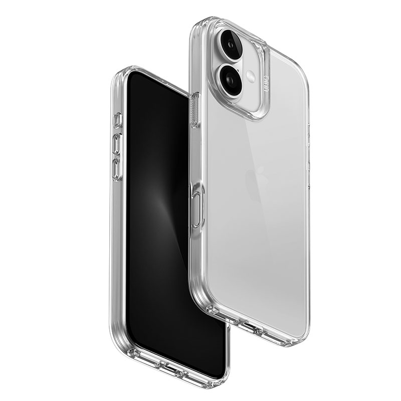 IPhone 16 Hybrid Air Fender Phone Case by Uniq - Transparent