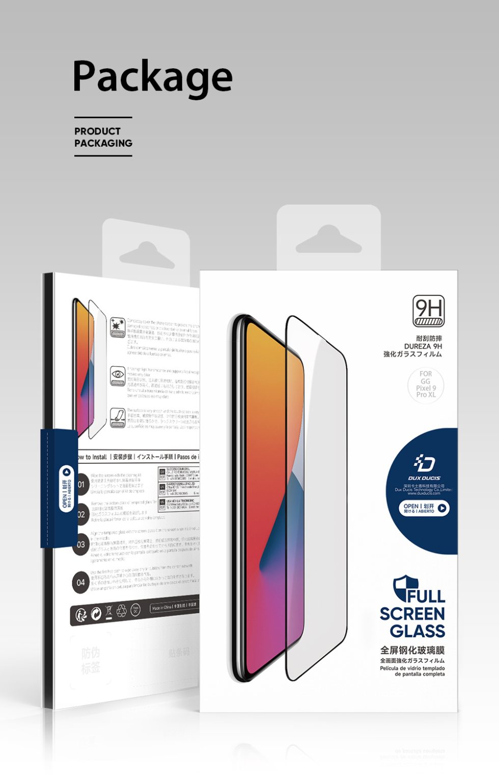Tempered Glass Screen Protector for Google Pixel 9 Pro XL