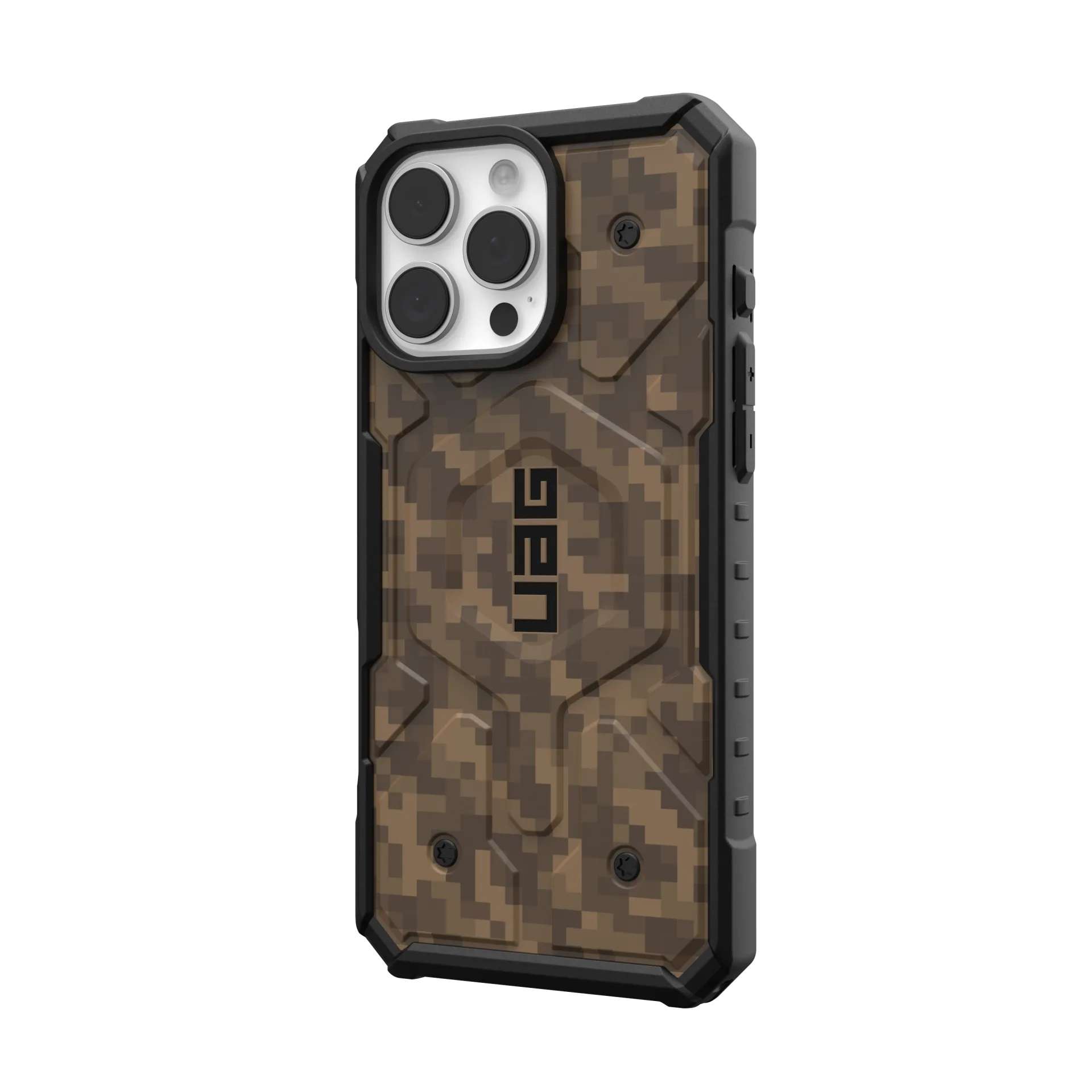 UAG Pathfinder SE Magsafe Compatible Phone Case for iPhone 16 Pro Max &ndash; Digi Camo Dark Earth