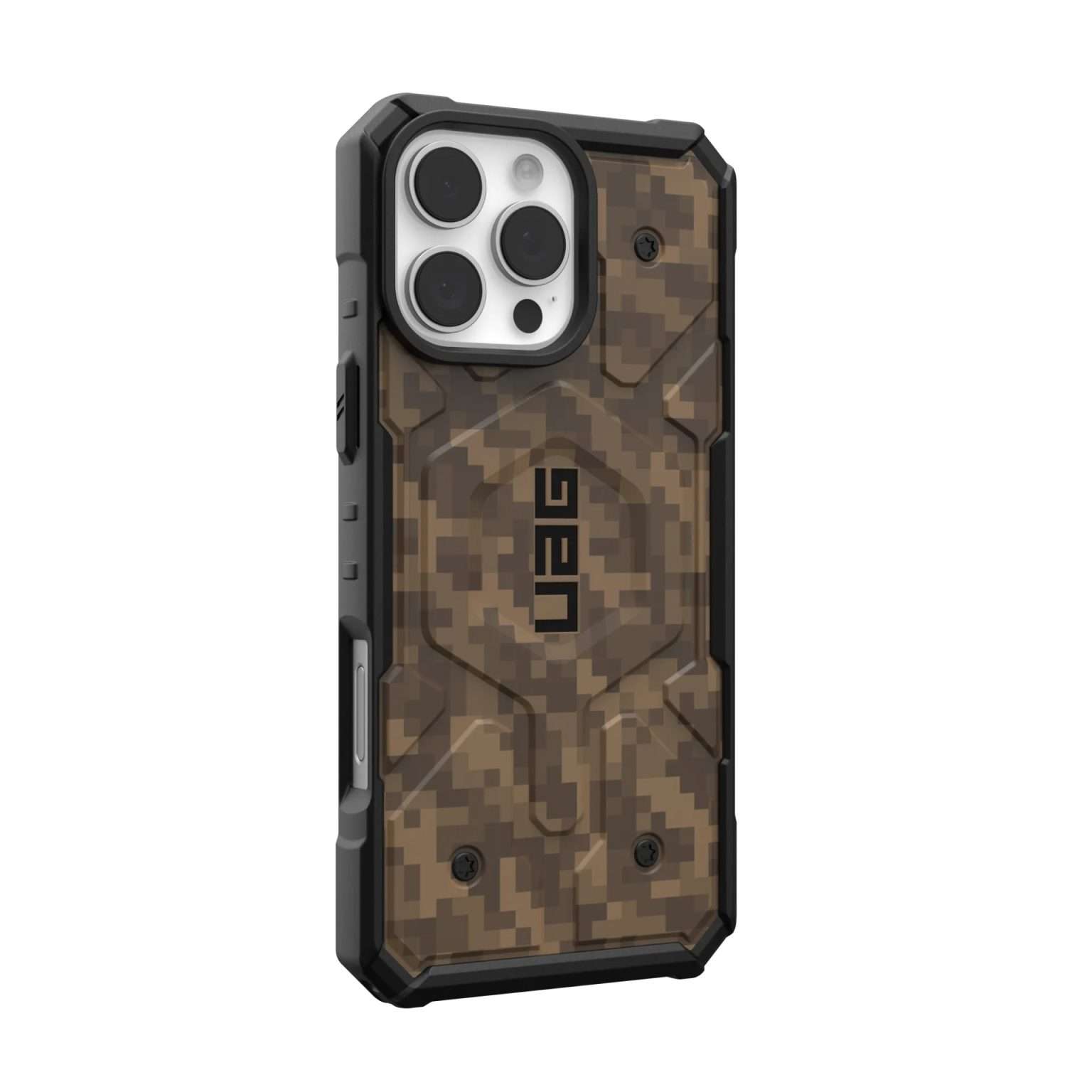 UAG Pathfinder SE Magsafe Compatible Phone Case for iPhone 16 Pro Max &ndash; Digi Camo Dark Earth