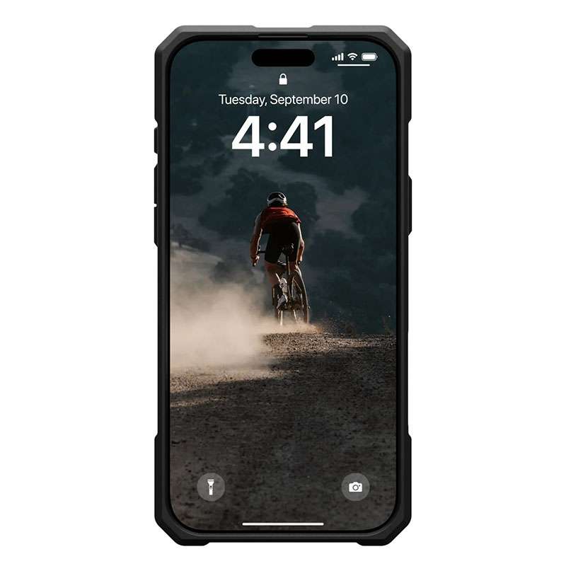 UAG Monarch Pro MagSafe Compatible Phone Case for iPhone 16 Pro Max - Kevlar Silver