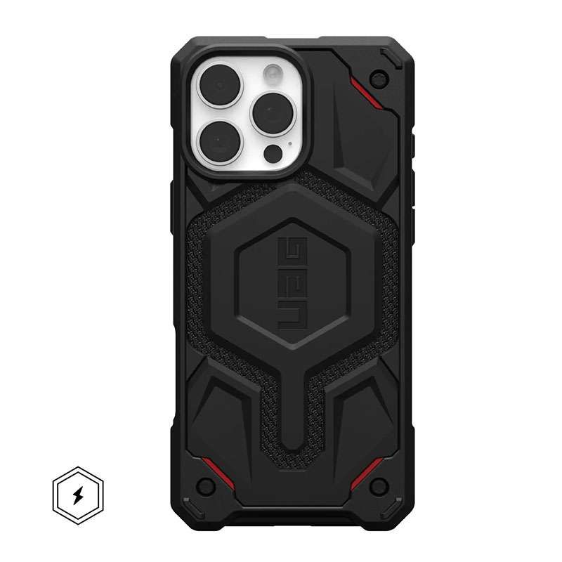UAG Monarch Pro MagSafe Compatible Phone Case for iPhone 16 Pro Max - Kevlar Black
