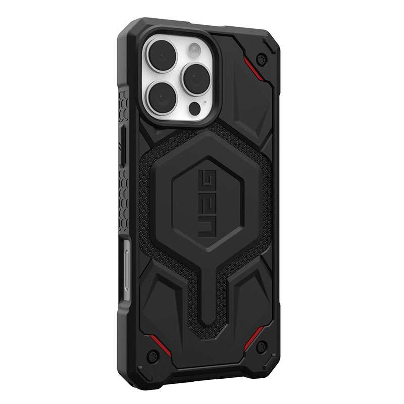 UAG Monarch Pro MagSafe Compatible Phone Case for iPhone 16 Pro Max - Kevlar Black