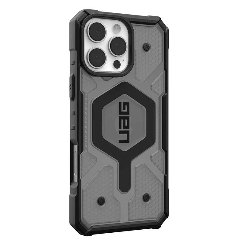 UAG Pathfinder Magsafe Compatible Phone Case for iPhone 16 Pro Max &ndash; Ash