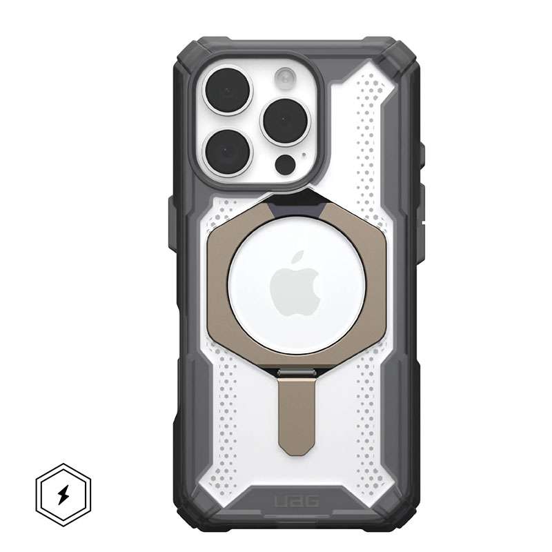 UAG Plasma XTE MagSafe Compatible Phone Case for iPhone 16 Pro - Ash/Titanium