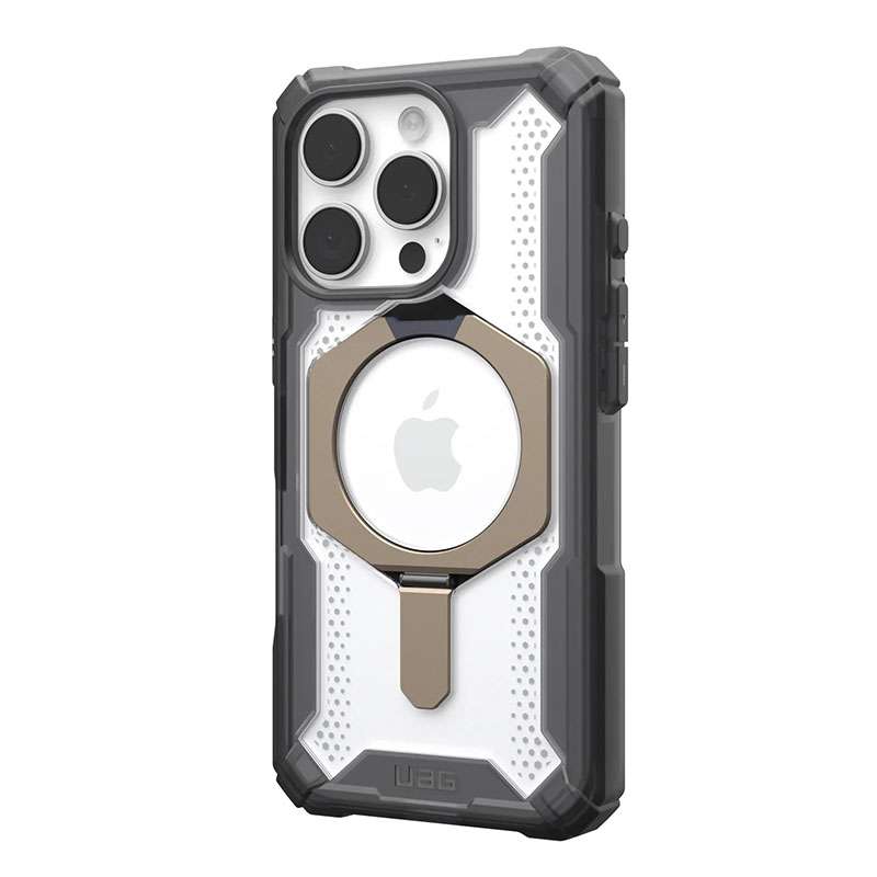 UAG Plasma XTE MagSafe Compatible Phone Case for iPhone 16 Pro - Ash/Titanium
