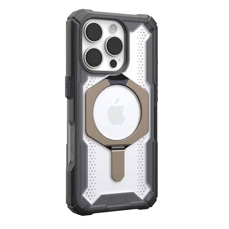 UAG Plasma XTE MagSafe Compatible Phone Case for iPhone 16 Pro - Ash/Titanium