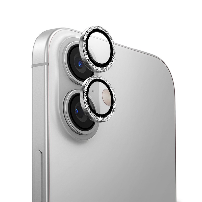 Uniq Optix Aluminium Camera Lens Protector for iPhone 16 / 16 Plus &ndash; White