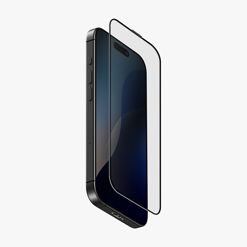 UNIQ Optix Vivid Clear Glass Screen Protector for iPhone 16 Pro Max &ndash; Clear