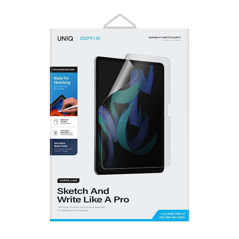 Uniq Optix Paper Sketch Screen Protector for Apple iPad Pro 11 inch (2024)