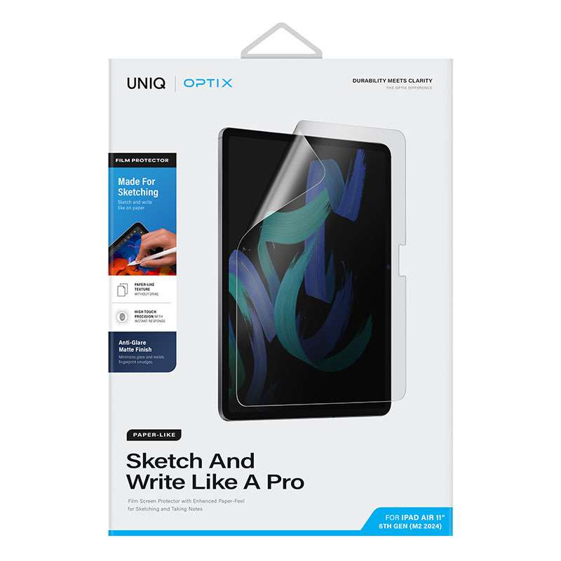Uniq Optix Paper Sketch Screen Protector for Apple iPad Air 11&nbsp;inch&nbsp;(2024)