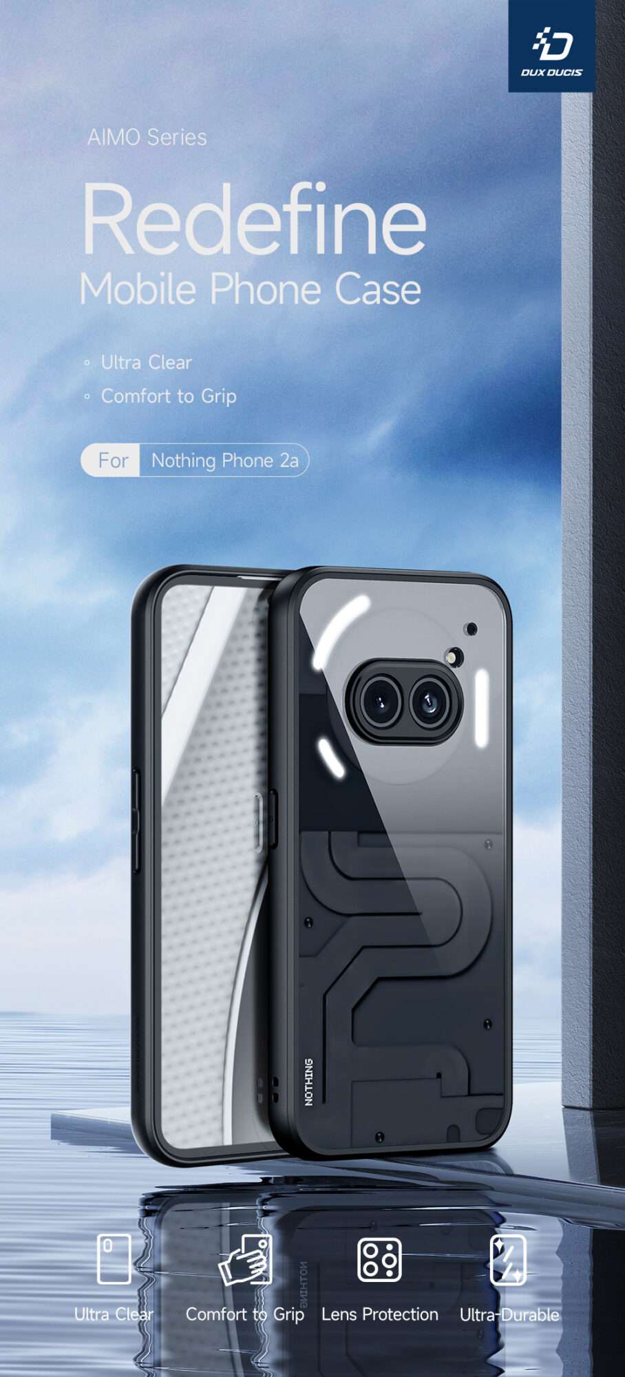 Aimo Series Phone Case for Nothing Phone 2a/2a Plus