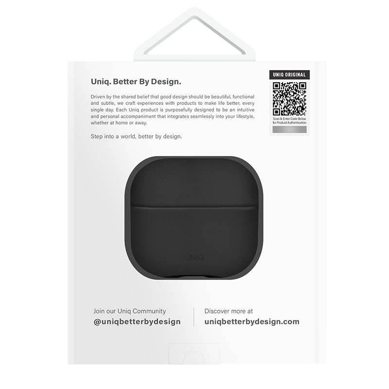 UNIQ Lyden DS Case for Apple AirPods 4th Gen - Black