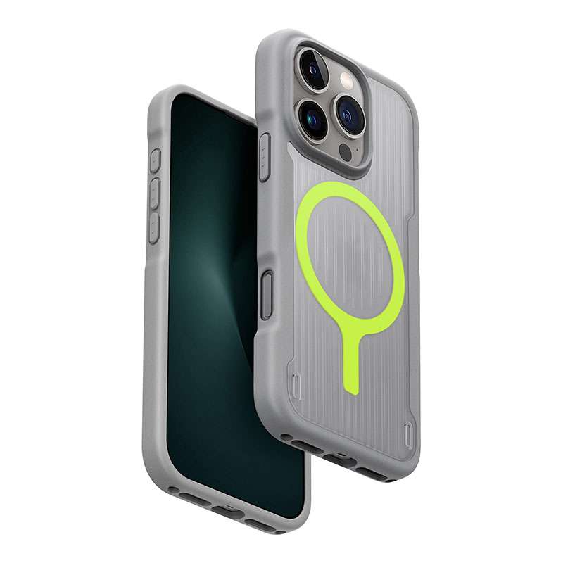 UNIQ Combat Active MagSafe Compatible Phone Case for iPhone 16 Pro Max - Grey
