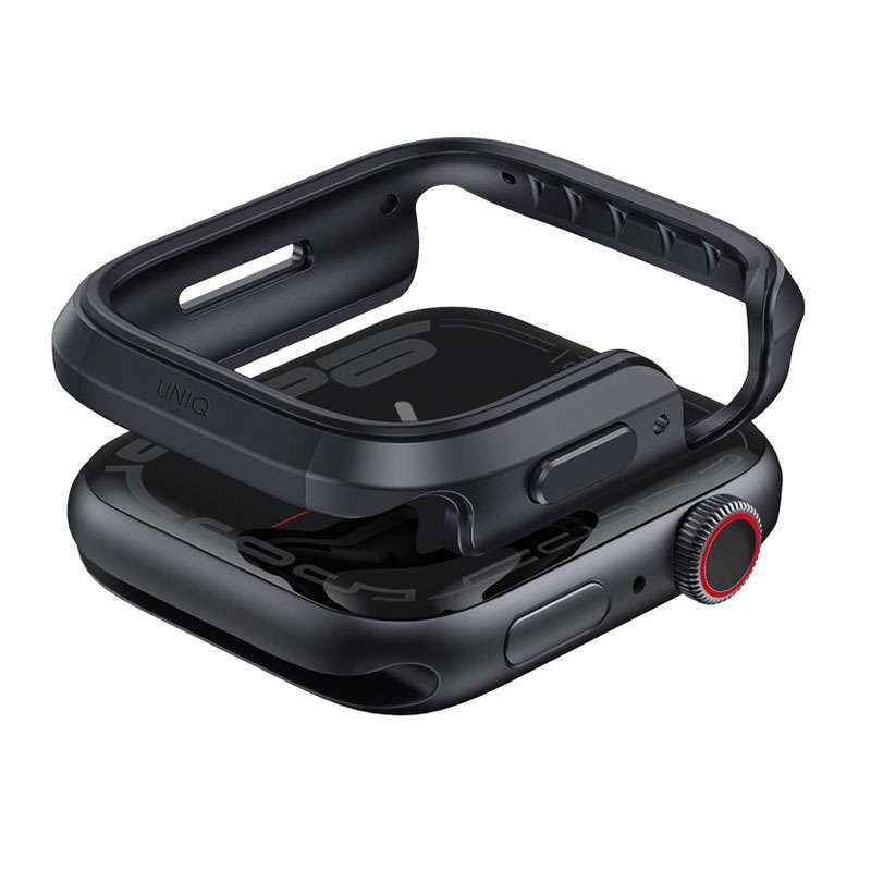 UNIQ Valencia Case for Apple Watch Series 10 46MM &ndash; Black