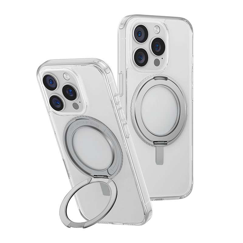 UNIQ Swivix MagSafe Compatible Phone Case for iPhone 16 Pro &ndash; Clear