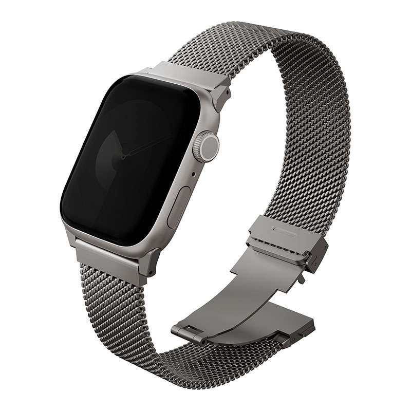 UNIQ Dante Pro Apple Watch Series 1-10 SE/SE2 & Ultra/2 Mesh Steel Strap 49/46/45/44MM &ndash; Silver