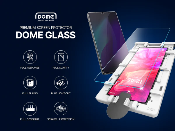 Whitestone [Dome Glass] Tempered Glass Screen Protector Liquid Dispersion Tech For Samsung Galaxy S25 Ultra with UV Kit &ndash; 2 Pack