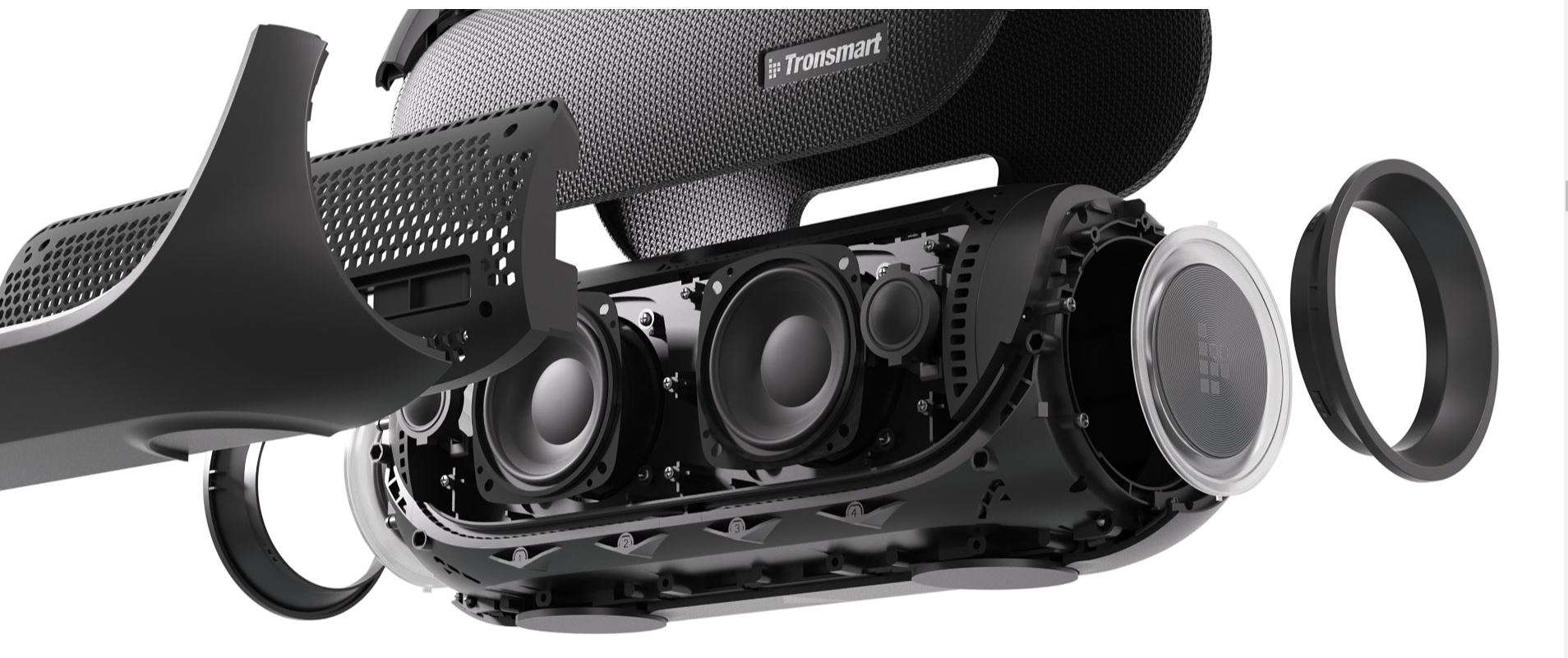 Tronsmart Bang 60W Outdoor Party Speaker with LED & TuneConn Sync, NFC, App Control, Super Bass