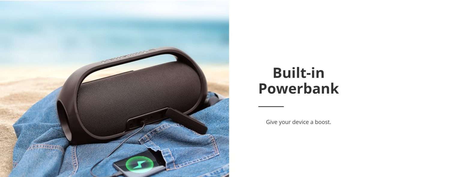 Tronsmart Bang 60W Outdoor Party Speaker with LED & TuneConn Sync, NFC, App Control, Super Bass