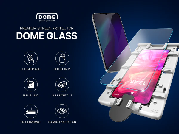 Whitestone [Dome Glass] Tempered Glass Screen Protector Liquid Dispersion Tech For Samsung Galaxy S25 with UV Kit &ndash; 2 Pack