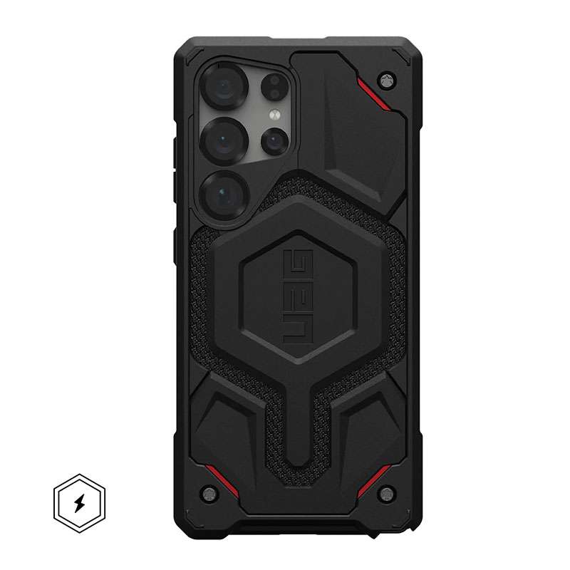 UAG Monarch Pro MagSafe Compatible Phone Case for Samsung Galaxy S25 Ultra &ndash; Black