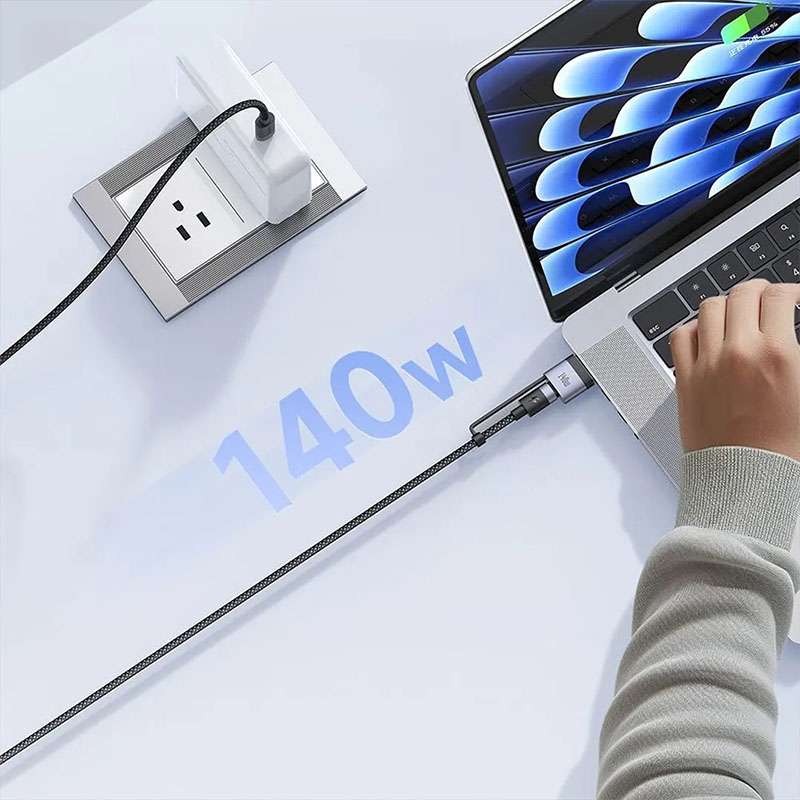 Mcdodo 240W / 140W USB-C to USB-C & MagSafe 3 Magnetic Charging Cable, 140W (Mag-safe), 240W (USB-C)