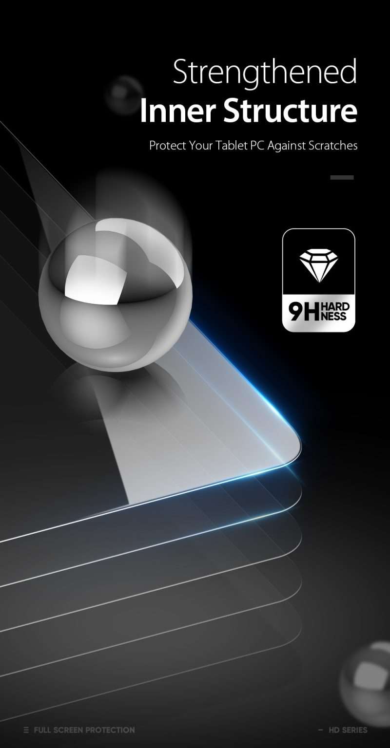 Duxducis Tempered Glass Screen Protector for Samsung Tab S9 FE/S9/S8/S7 11''