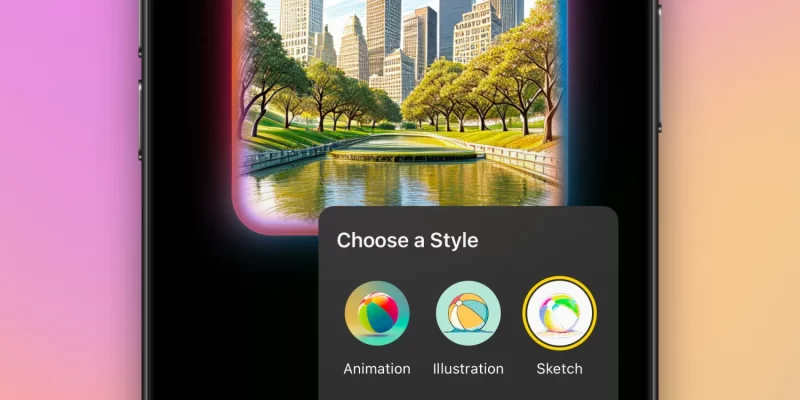 iOS 18.4 Update for iPhone Brings New Sketch Style to Image Playground App