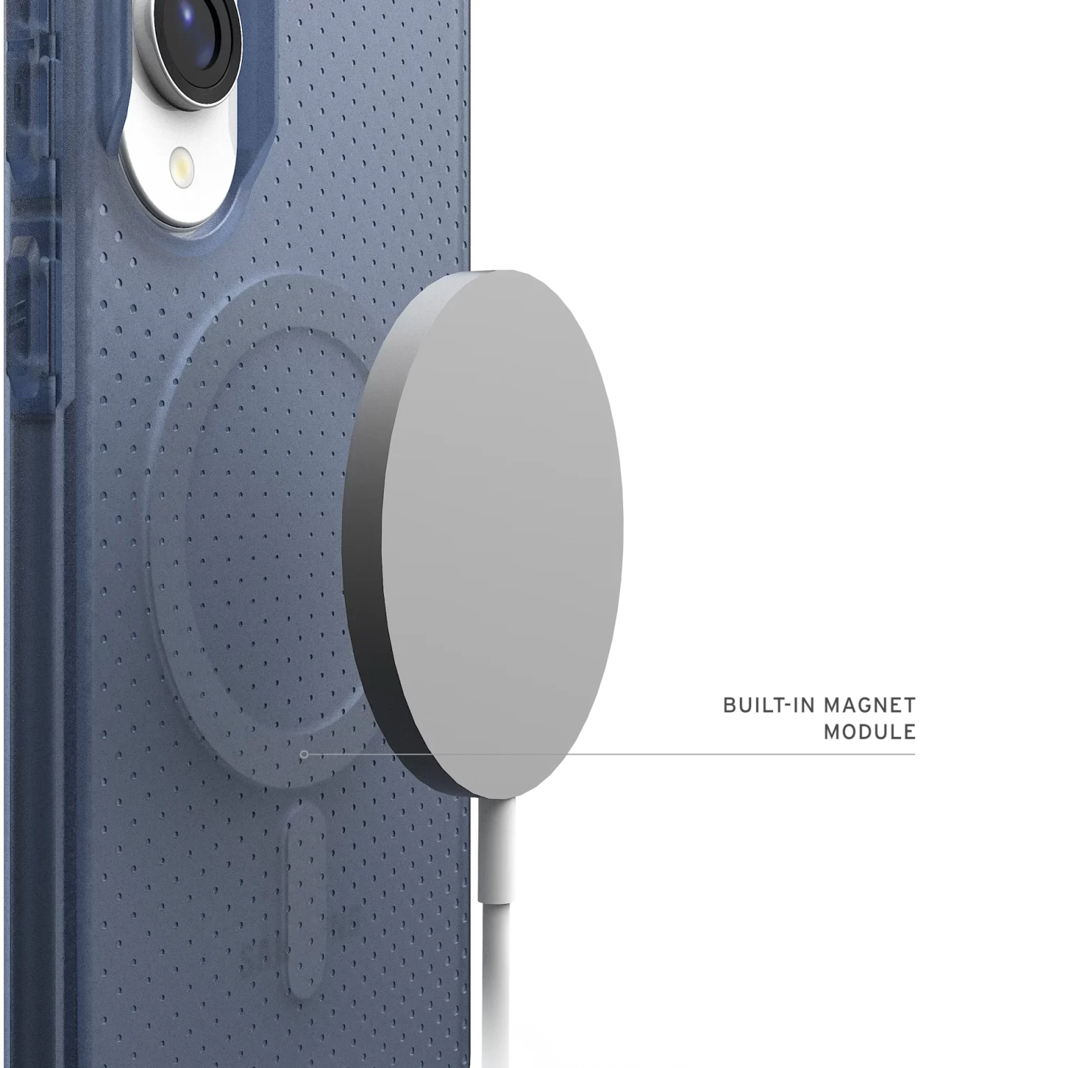UAG Dot Series Magsafe Compatible Phone Case for Samsung Galaxy S25 Edge - Blue